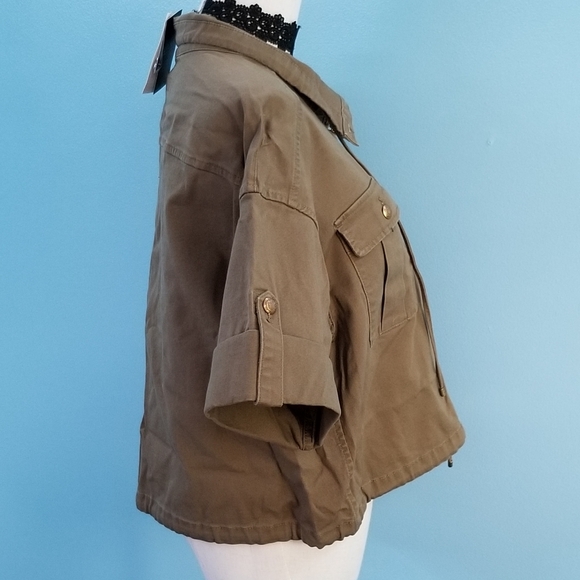 NEW!Ralph 12 Lauren military crop jacket - Picture 6 of 15